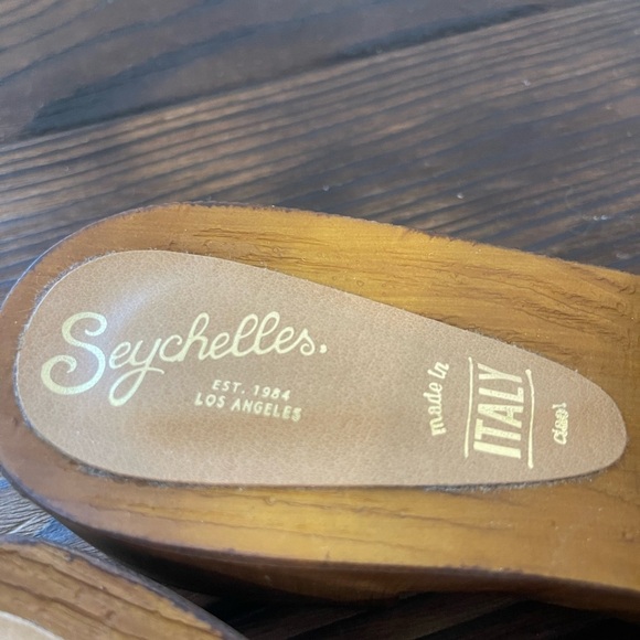 Seychelles Mustard Suede Slide Sandals - Picture 5 of 8